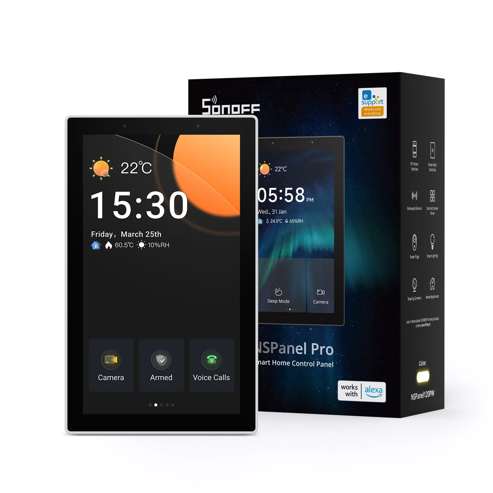 NSPanel Pro 120 Tipo Painel de Controle de Casa Inteligente - Image 2